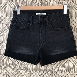 PAC SUN black denim high waisted sz US 23 shorts